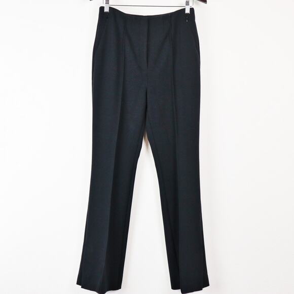 Anthropologie Size 8 Princess Seam Dress Pants Side Slit Black - Picture 1 of 10